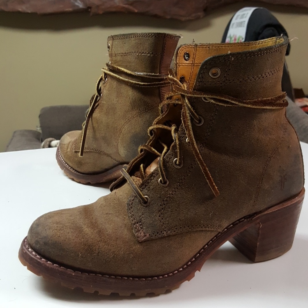 Frye Sabrina 6G lace up